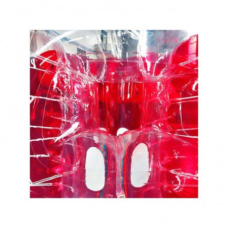 Bubble Football Adulto TPU con Finestra Bicolore Rossa - 353-cover