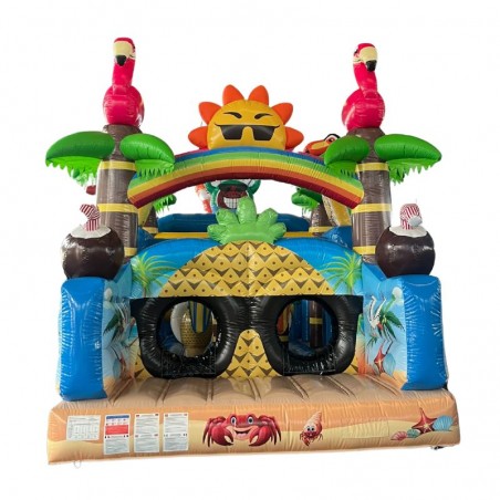 Percorso Gonfiabile Tropicale 16 m - 27136 - 2-cover