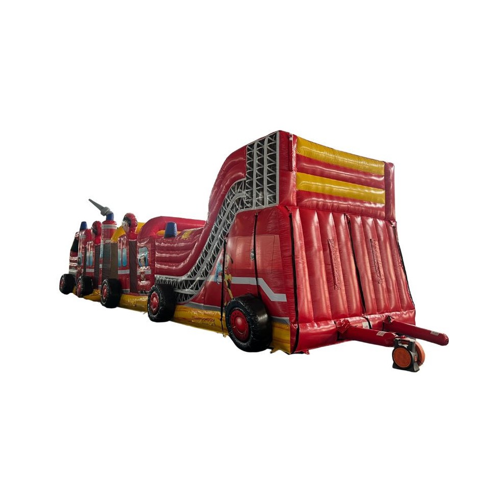 PERCORSO GONFIABILE AD OSTACOLI  POMPIERI 16M - 27336 - 14-cover