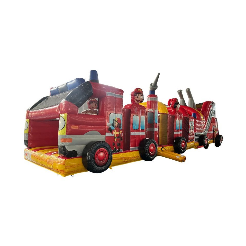 PERCORSO GONFIABILE AD OSTACOLI  POMPIERI 16M - 27337 - 1-cover