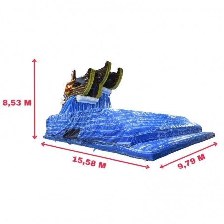 Base Jump Gonfiabile Doppio Pirata - 27400 - 1-cover