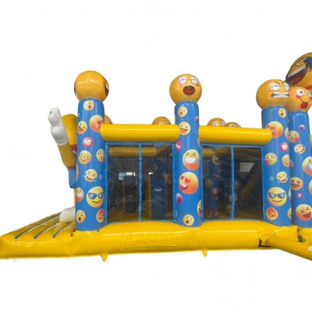 Percorso Gonfiabile Ad Ostacoli Emoticone 12M - 27521 - 6-cover