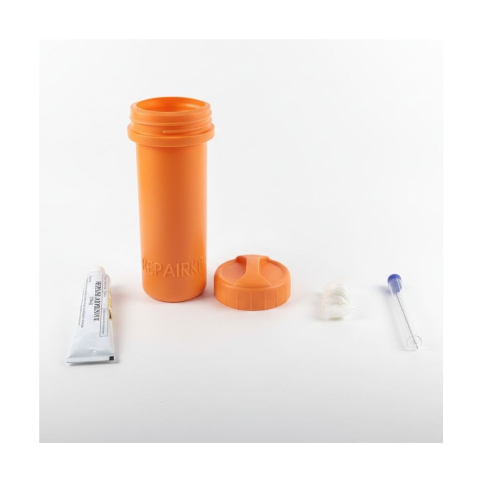 Kit di riparazione cuciture per strutture gonfiabili – Colla PVC, filo rinforzato e aghi professionali - 27972 - 4-cover